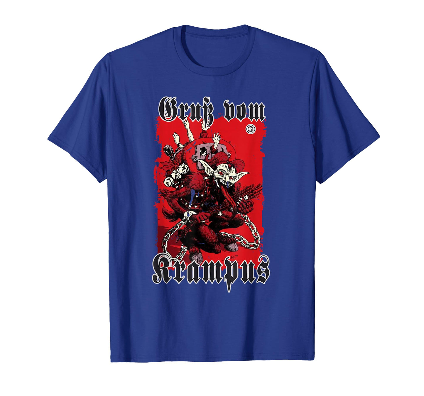Greeting from Krampus Christmas Legend Figure T-Shirt
