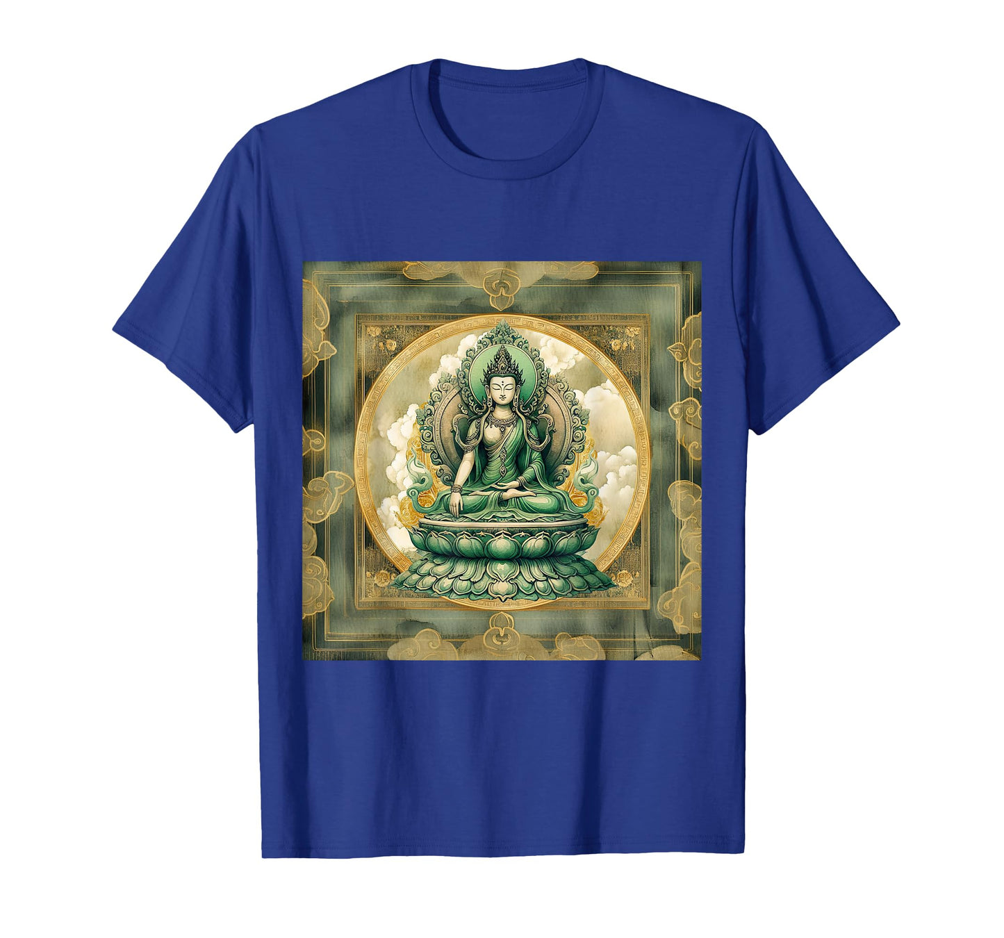 Green Tara Goddess Ancient Tibetan Buddhism T-Shirt