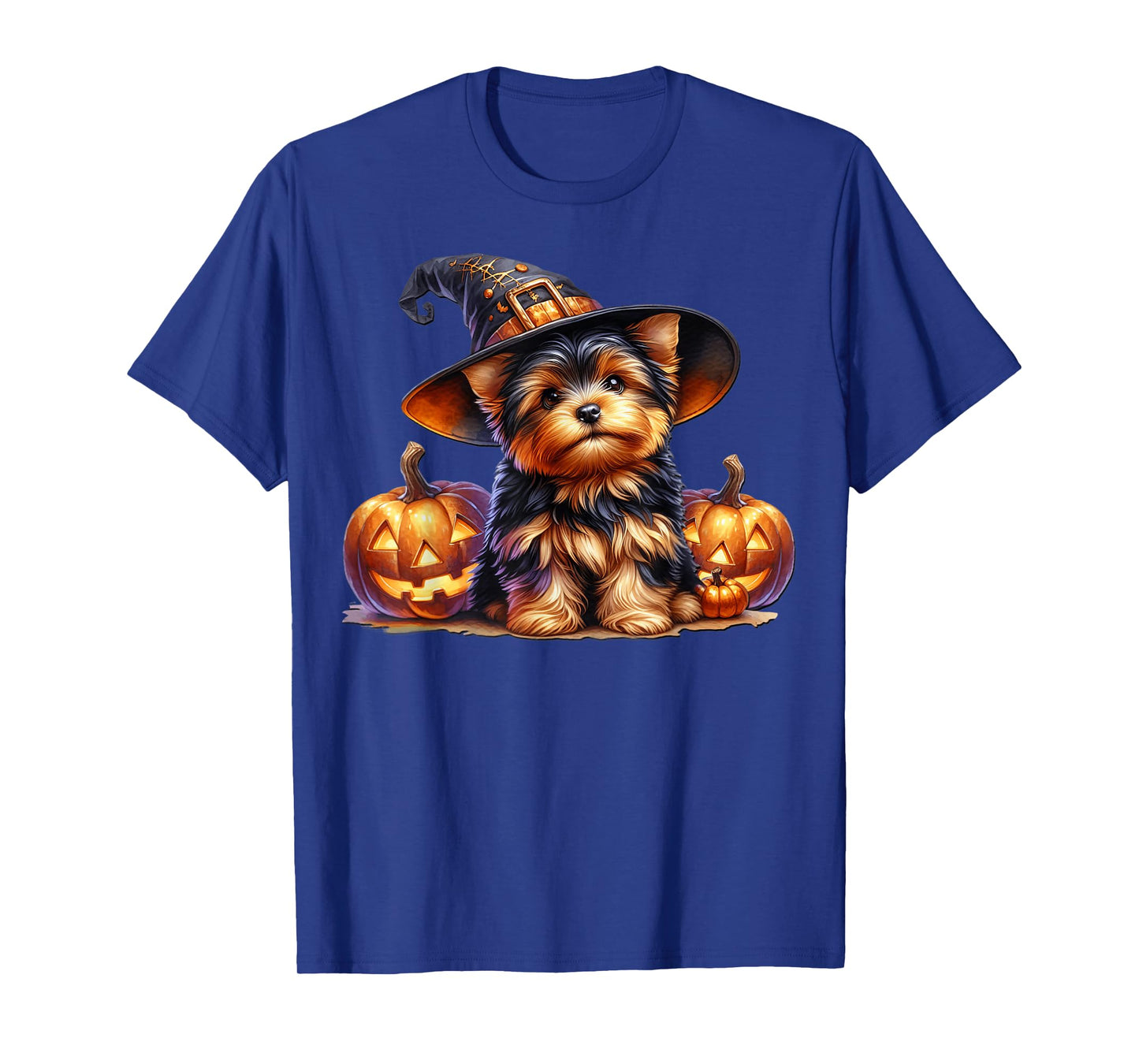 Yorkshire Terrier Dog Graphic for Women Halloween Yorkie T-Shirt