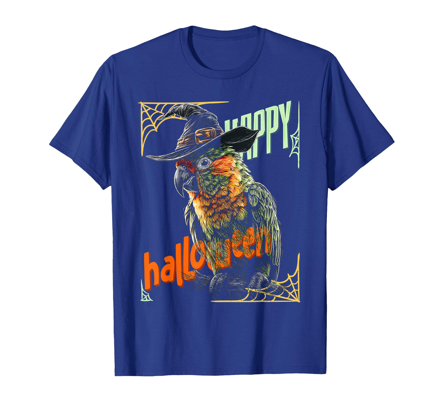 Happy Halloween Costume Parrot Witch Fun T-Shirt