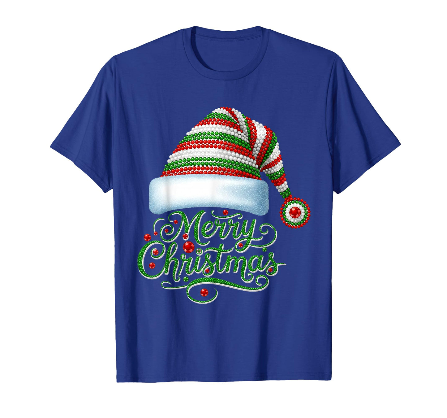 Funny Merry Christmas Santa Hat Xmas Family Matching Pajama T-Shirt