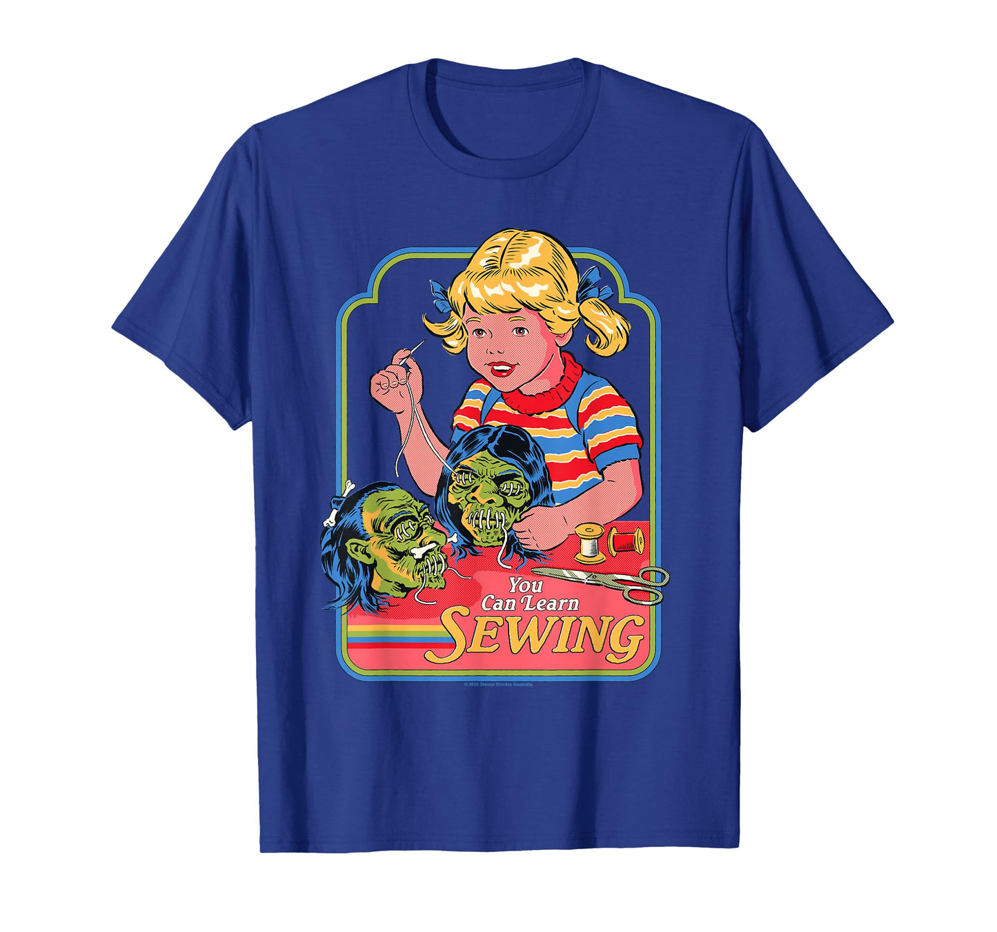 Learn Sewing Sarcastic Retro Vintage Funny Adult Humor T-Shirt