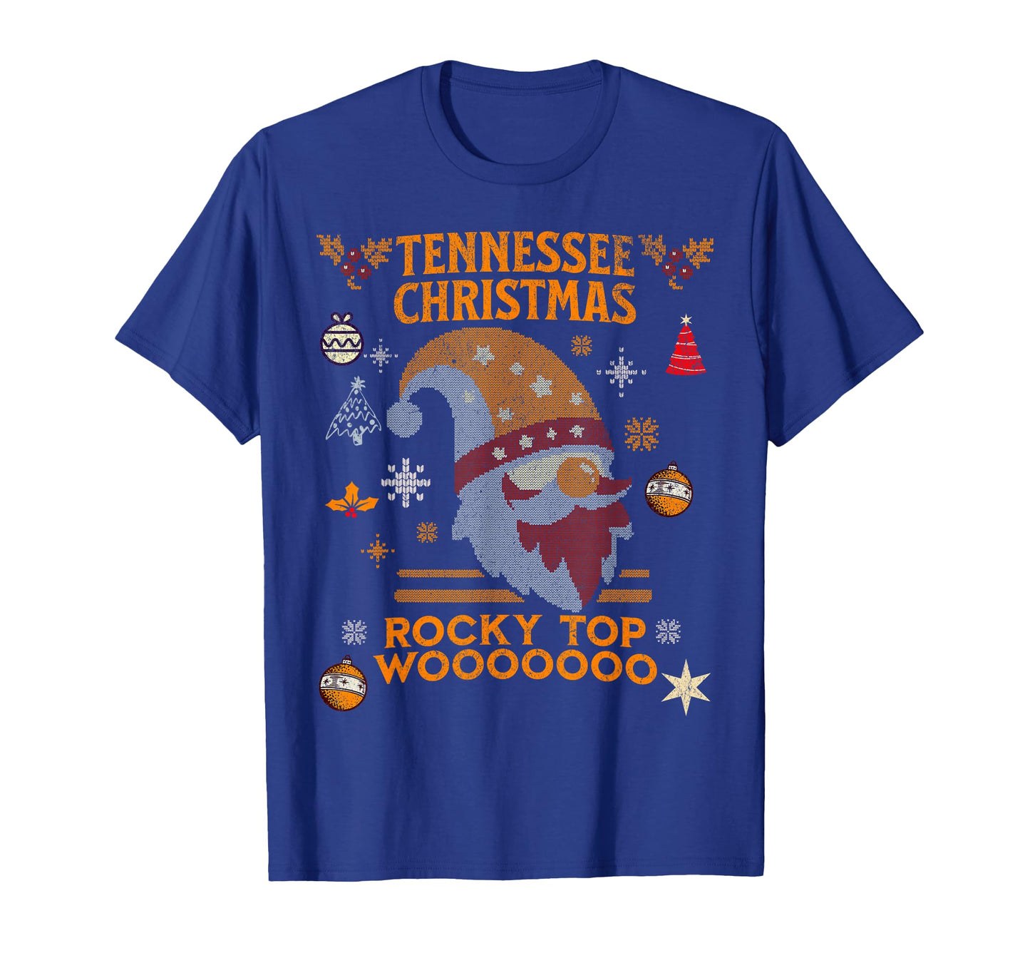 Vintage Tennessee Ugly Christmas Sweater Orange XMAS T-Shirt