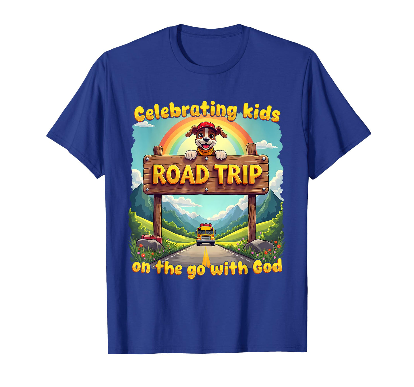 Kids On The Go Christian VBS 2025 Road Trip Celebrating T-Shirt
