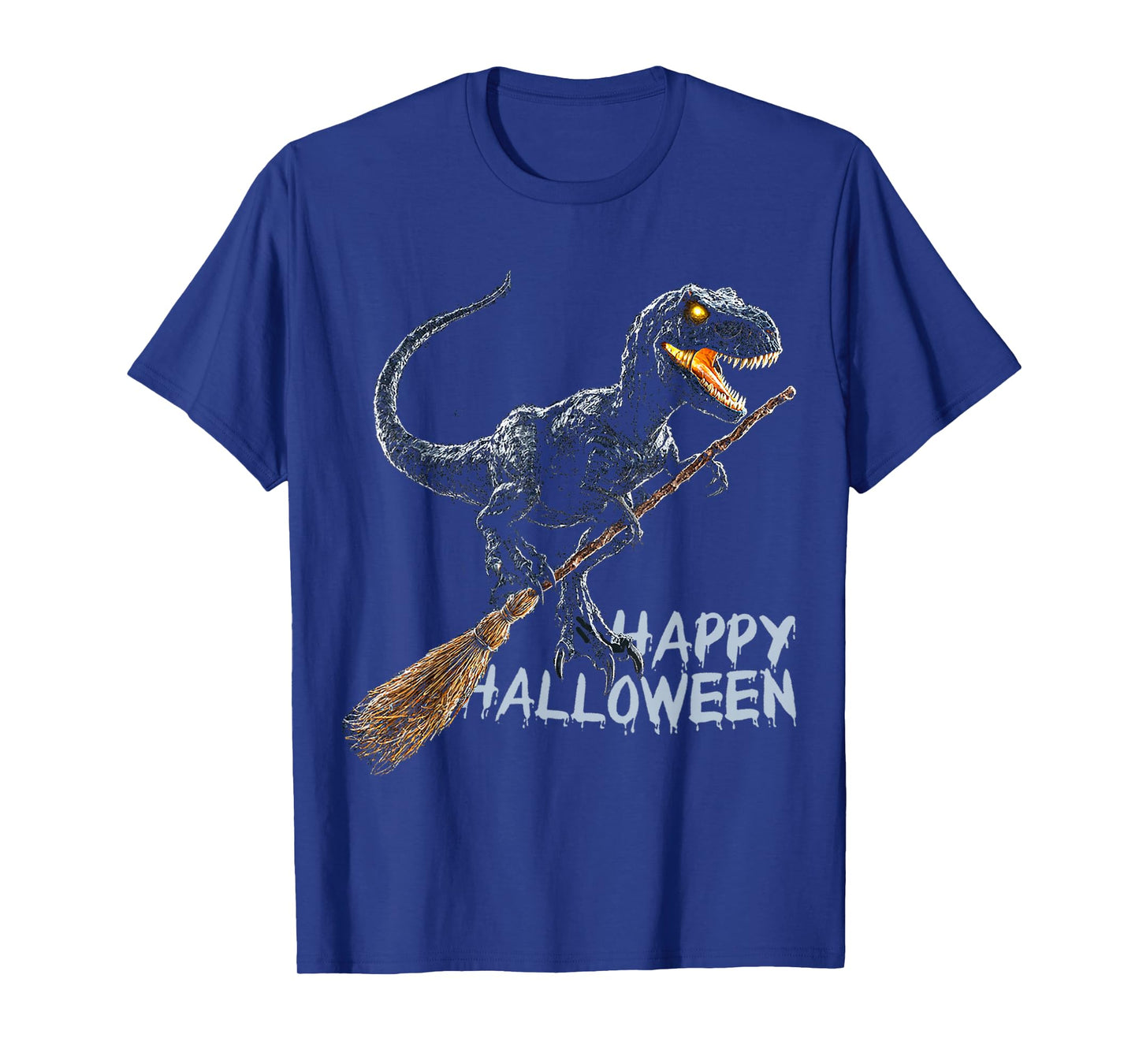Happy Halloween Costume Dinosaur Witch Fun T-Shirt