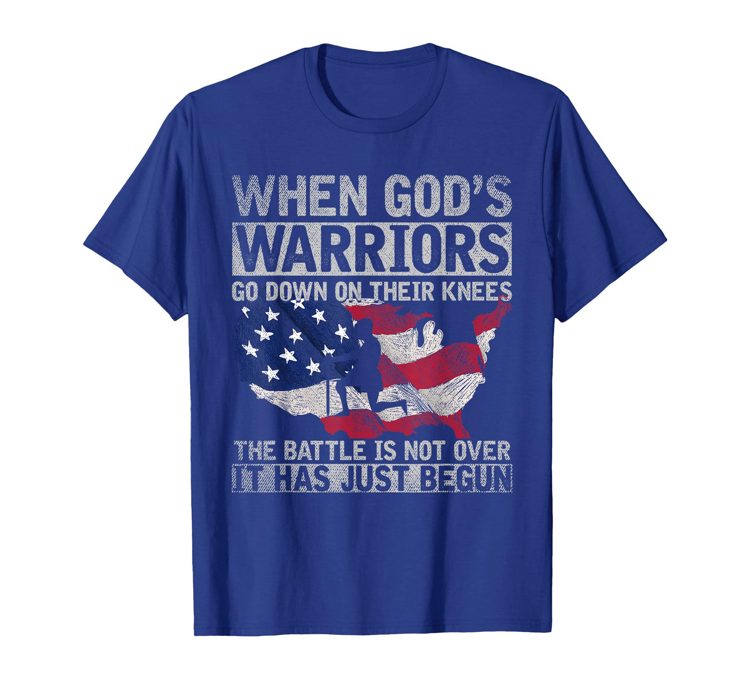 Patriotic Christian Devotee God Christianity US Flag Jesus T-Shirt