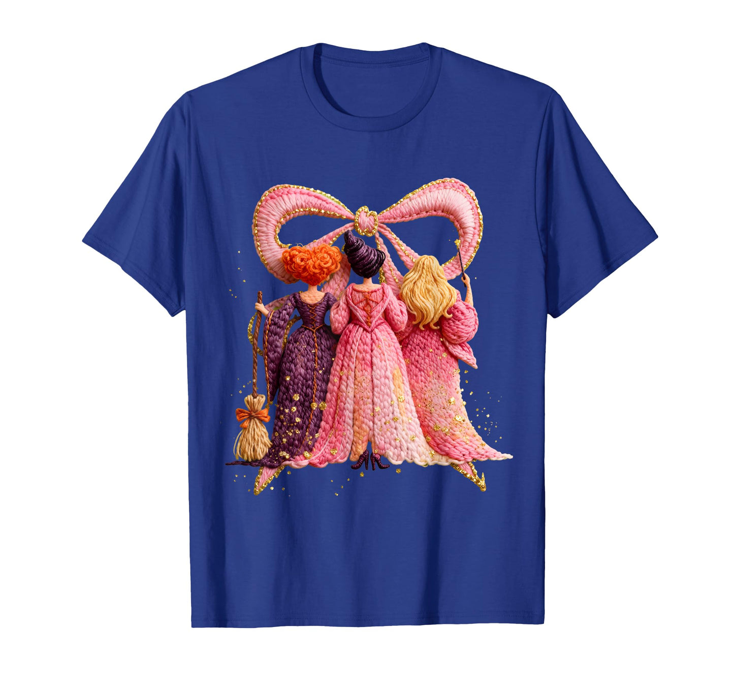 Halloween Coquette Fall Vibes Witces Bow Cancer Pink Out T-Shirt