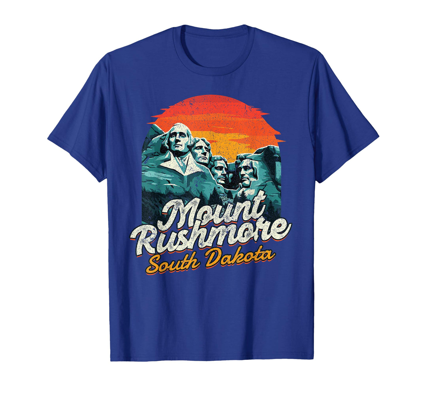 Vintage Mount Rushmore South Dakota National Park Souvenir T-Shirt