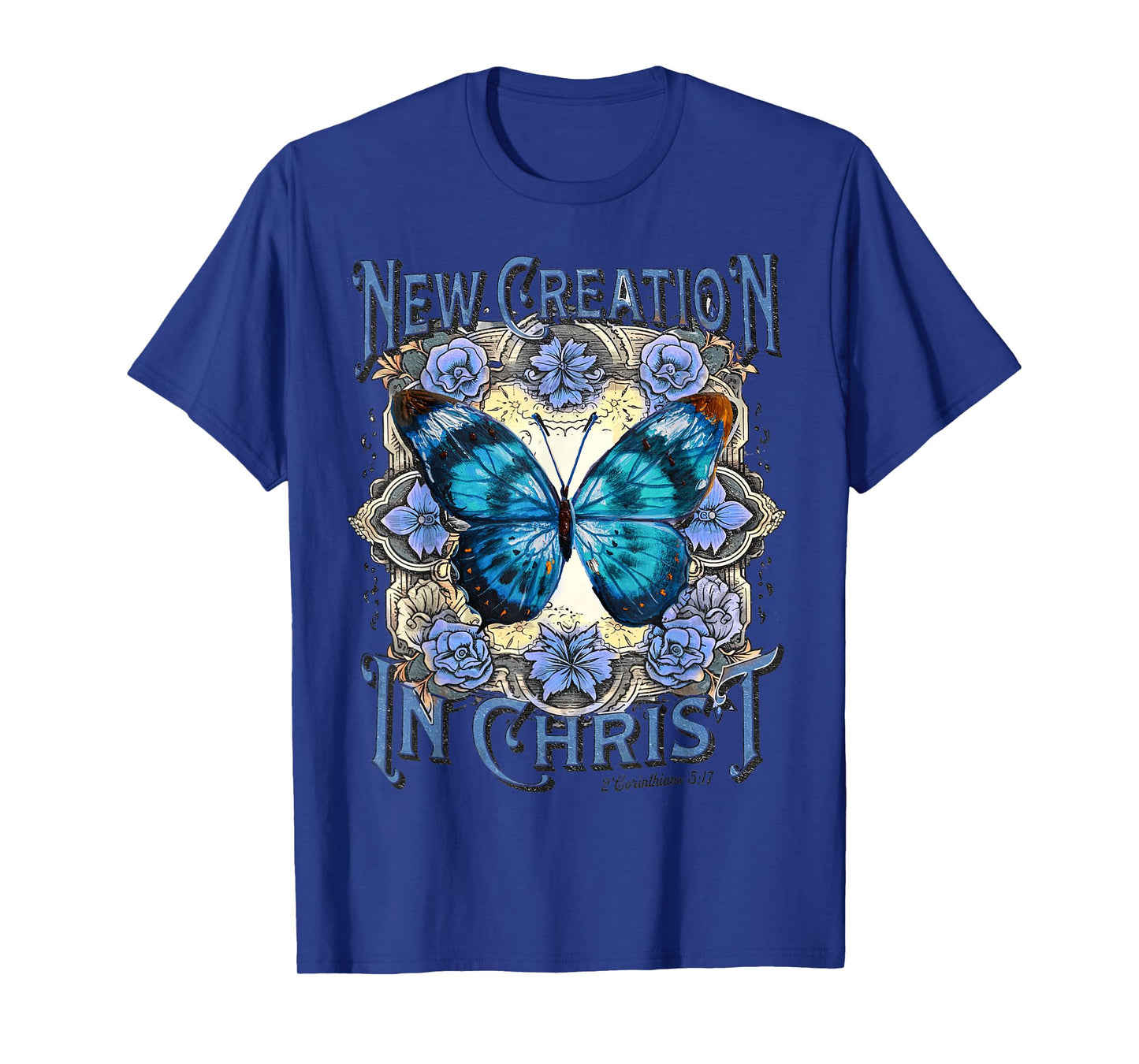 Boho Christian Jesus, Butterfly New Creation In Christ T-Shirt