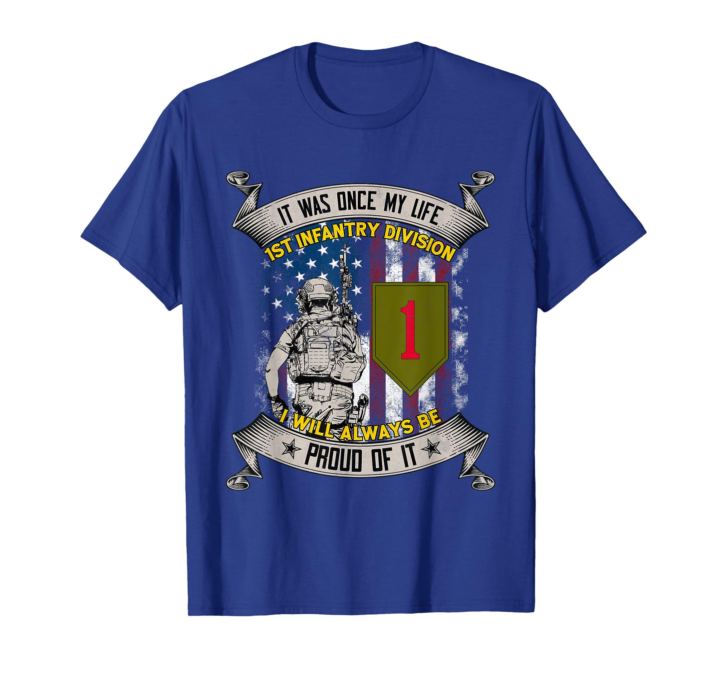 1st Infantry Division Veteran Fort Riley Kansas Vintage Tee T-Shirt