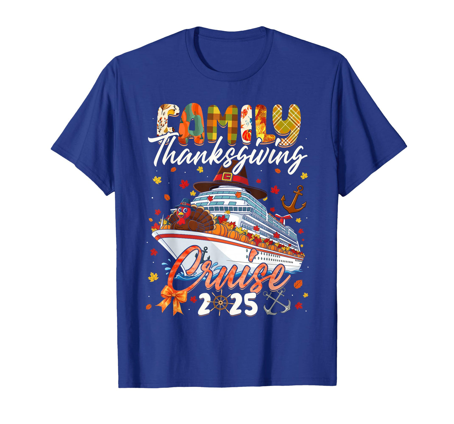 Family Thanksgiving Cruise Squad 2025 Matching Men Women Kid T-Shirt
