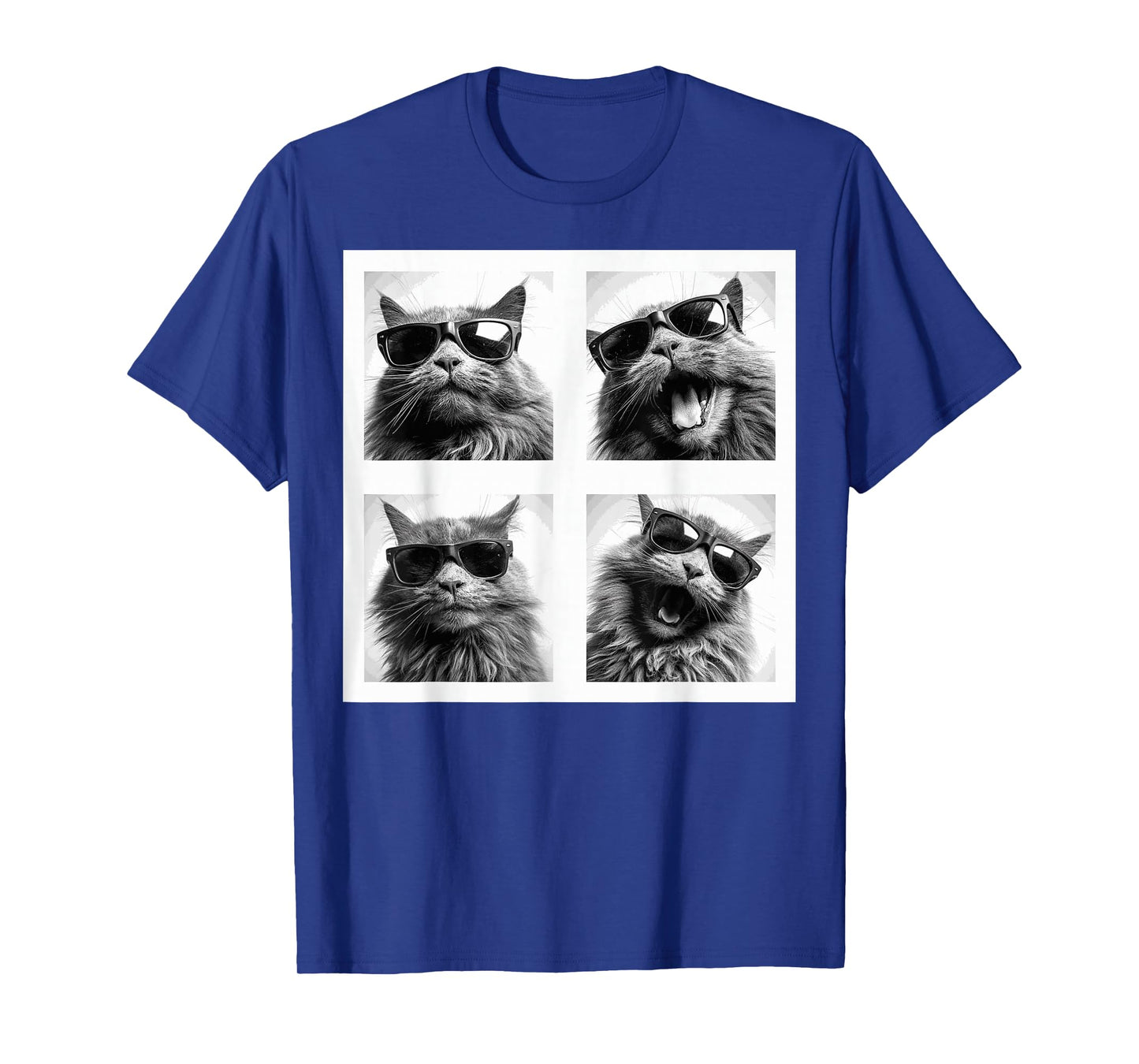 Funny Graphic Cat Photobooth Selfie Funny T-Shirt