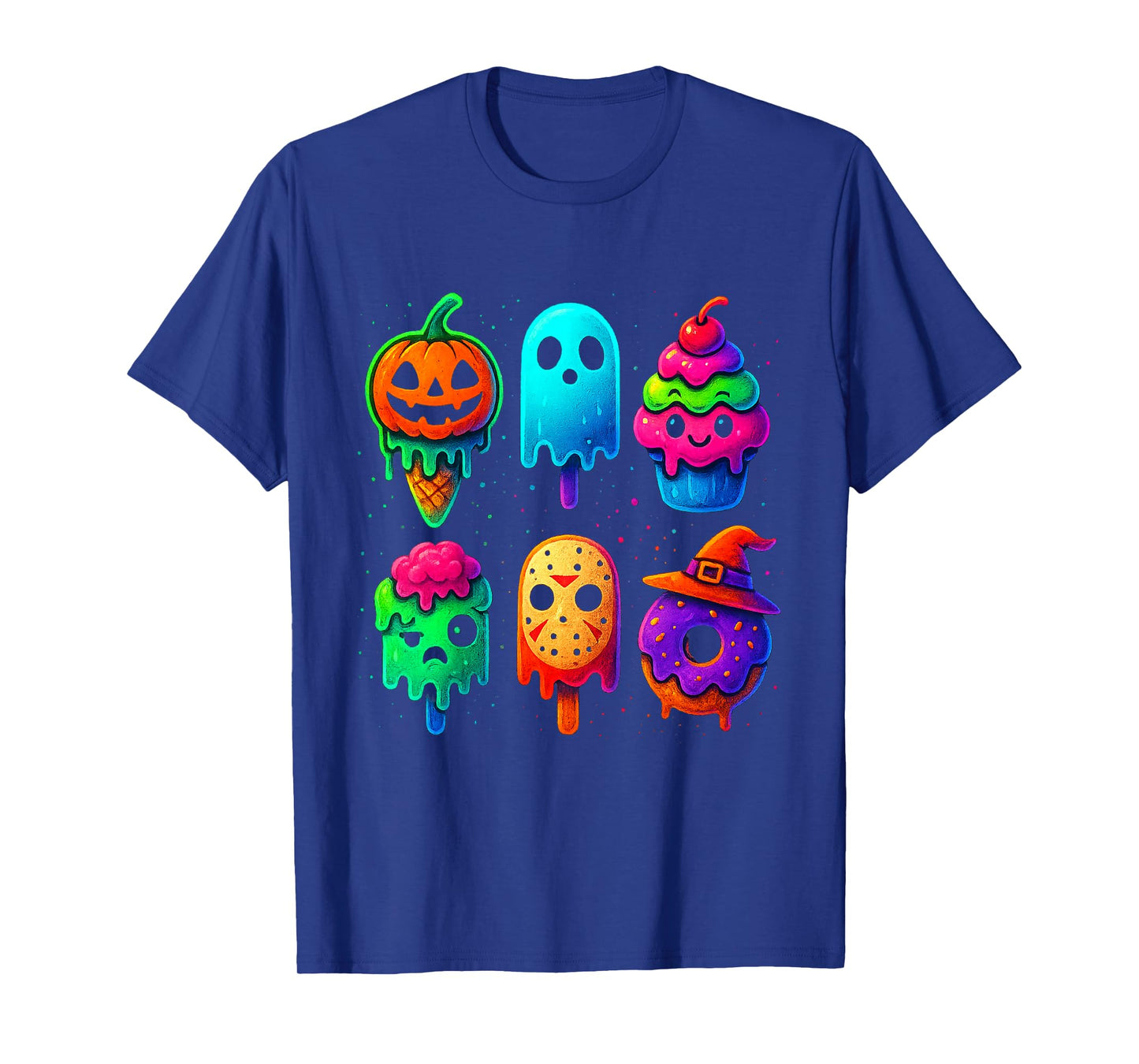 Kawaii Anime Halloween Sweet Monster Ice Cream Pops Candy T-Shirt