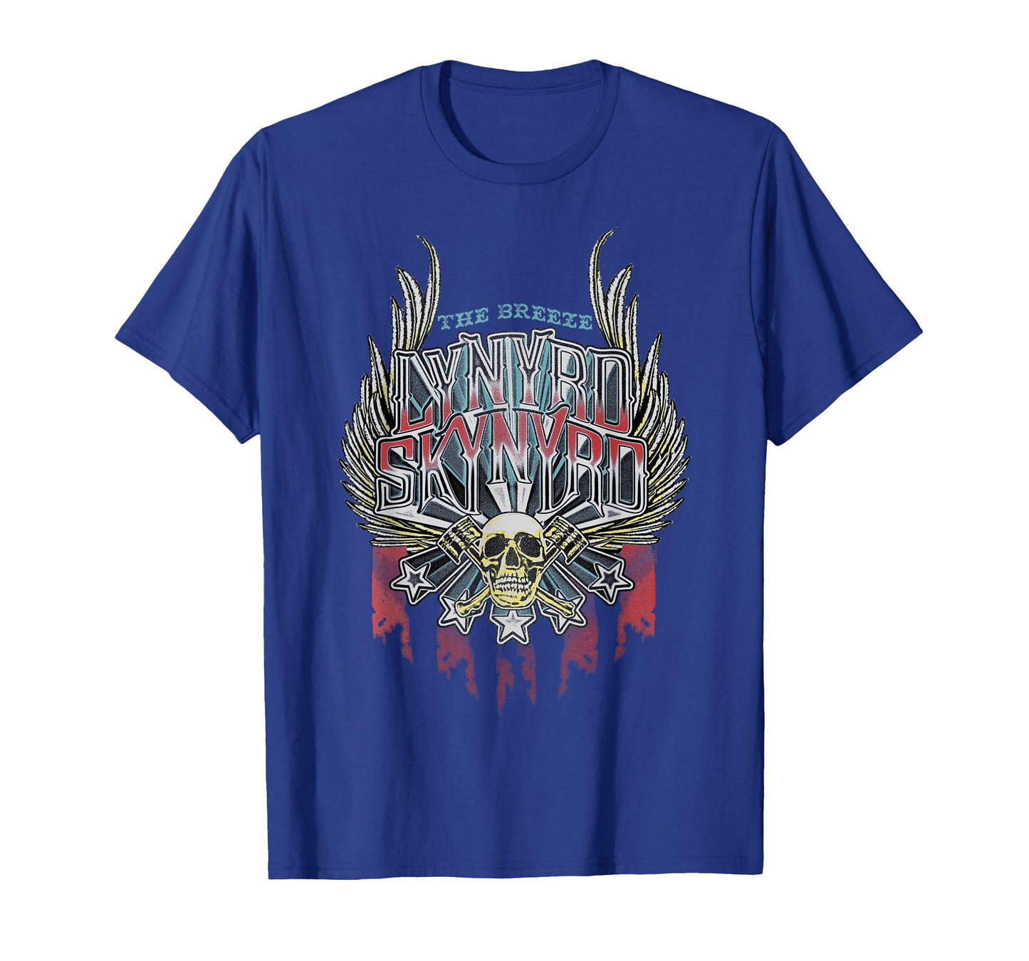 Lynyrd Skynyrd Breeze Logo Retro 70s Classic Rock Cool Biker T-Shirt