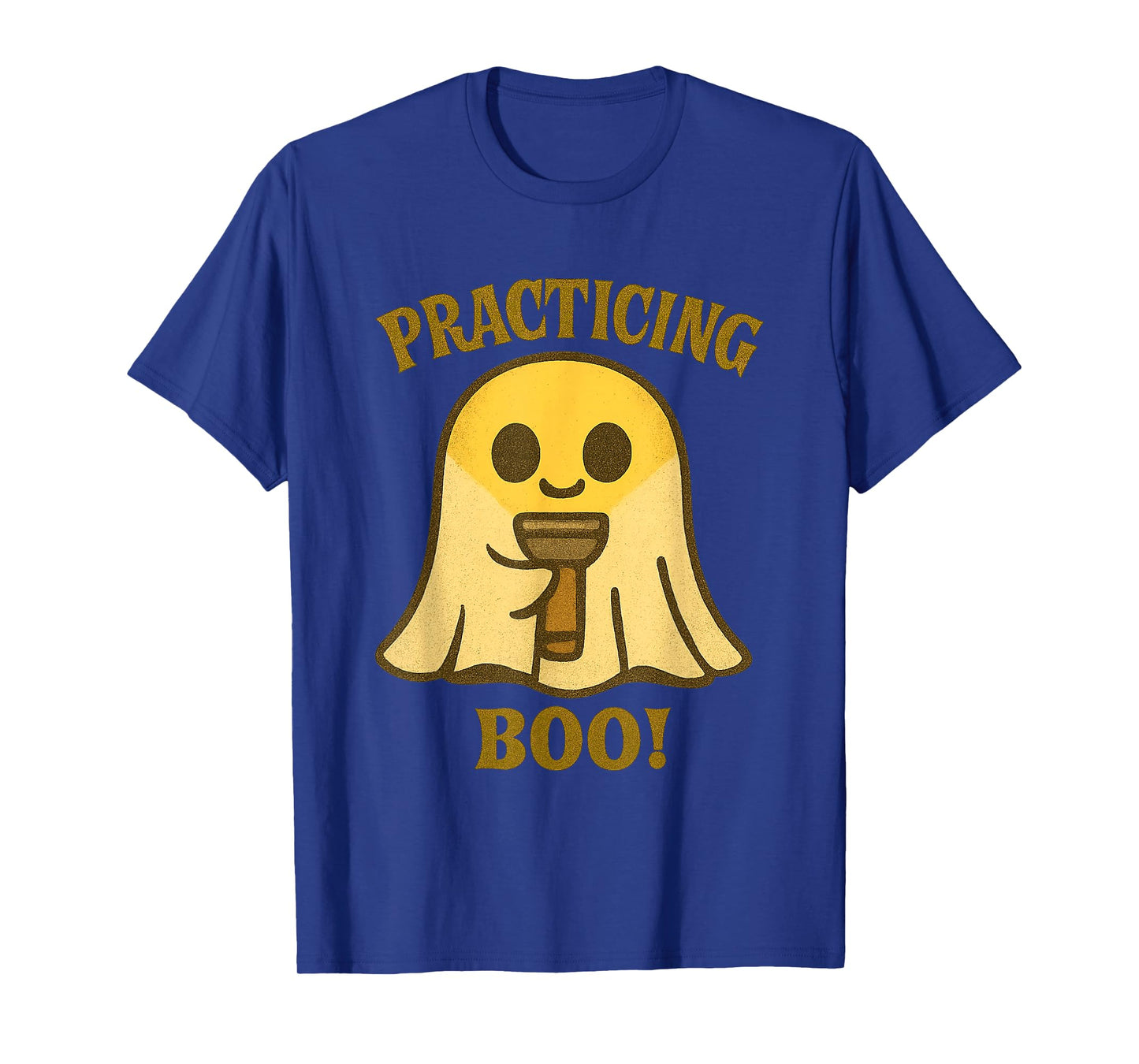 Practicing Boo Ghost Halloween Costume Teens Girls Women Men T-Shirt