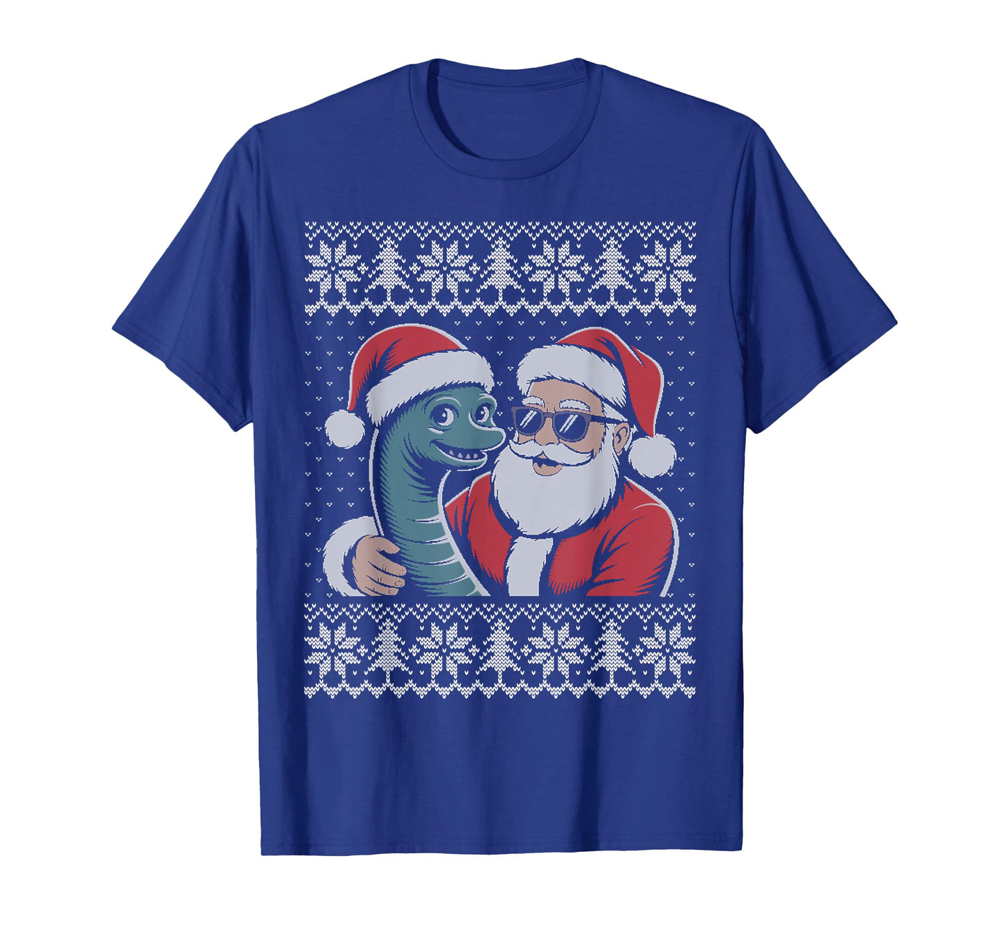 Funny Loch Ness Monster Ugly Christmas Sweater T-Shirt