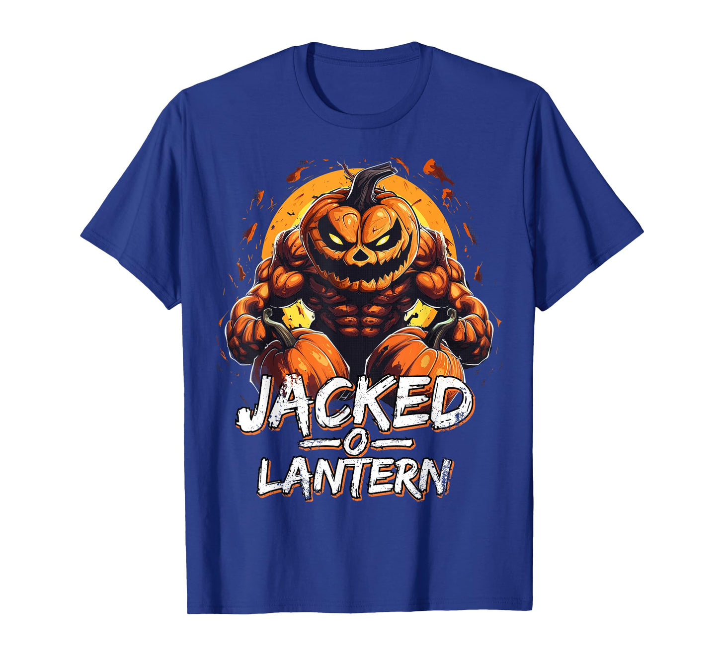Funny Halloween Jacked O Lantern Costume Party Gym Men T-Shirt
