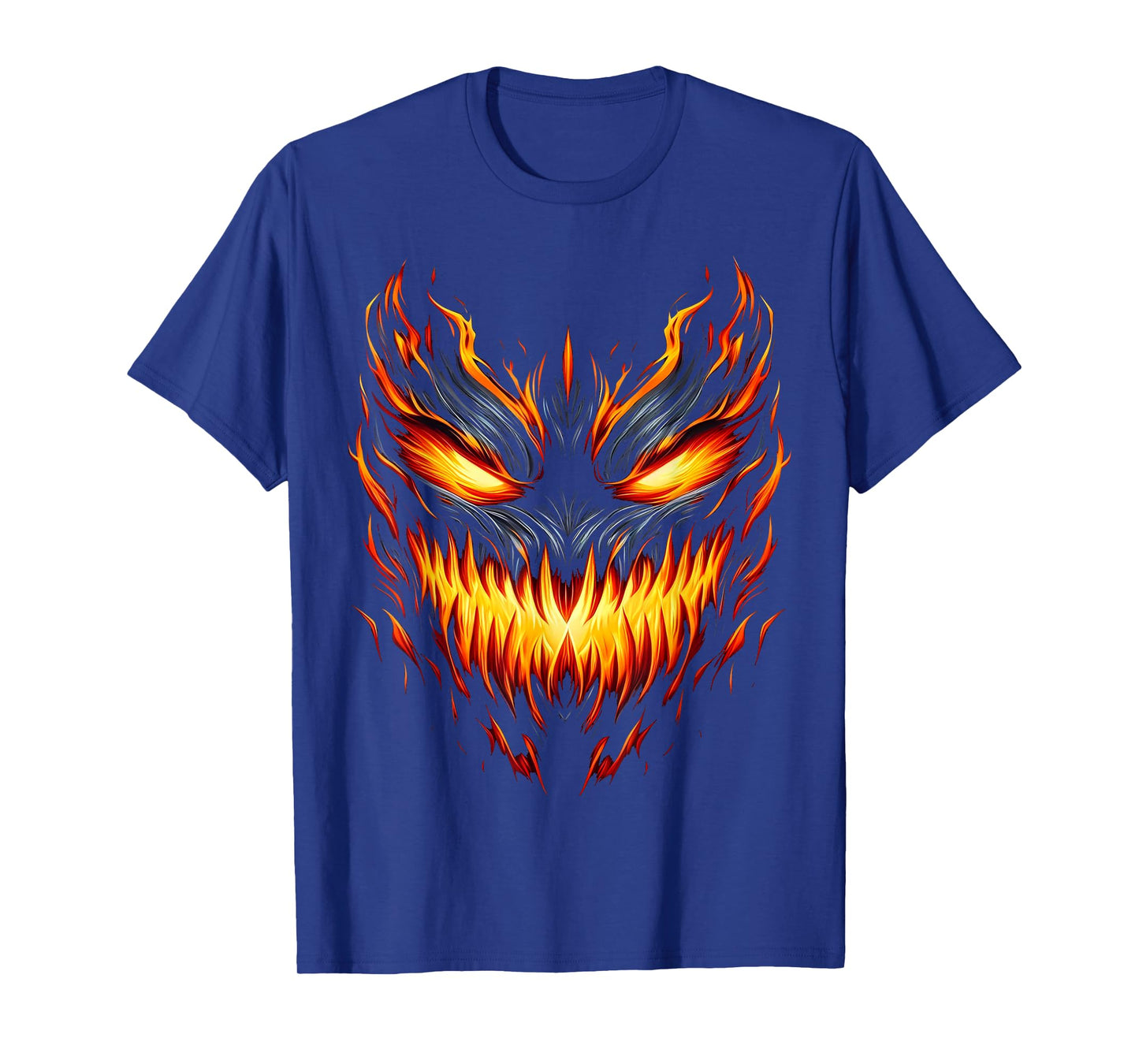 Jack o Lantern Scary Pumpkin Halloween Men Boys Kids T-Shirt