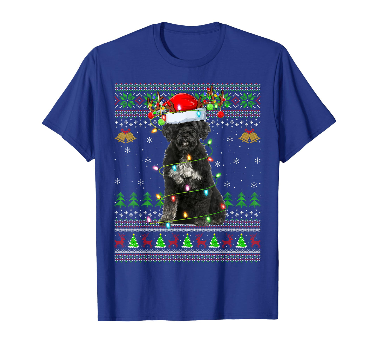 Giant Schnauzer Dog Ugly Christmas Sweaters Holiday Xmas T-Shirt