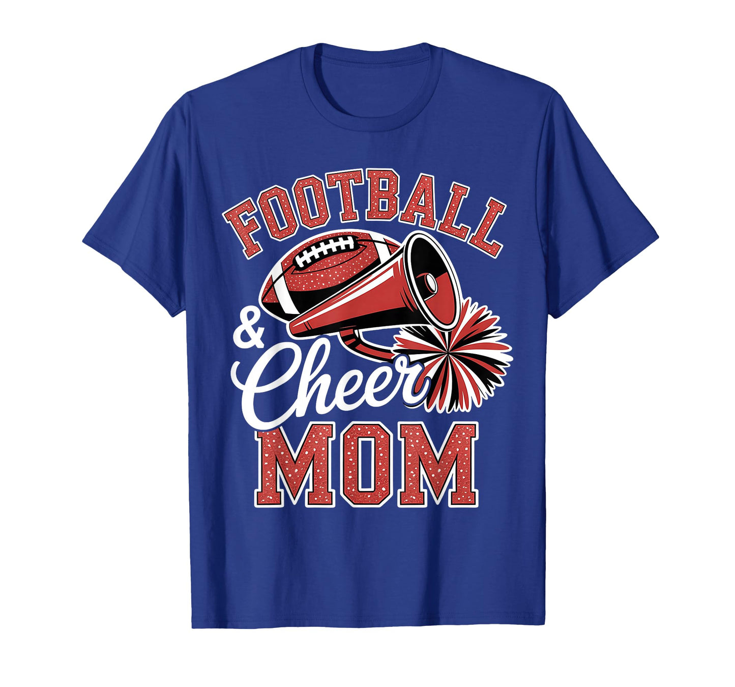 Football Cheer Mom for Women Men Vintage Cheerleader T-Shirt