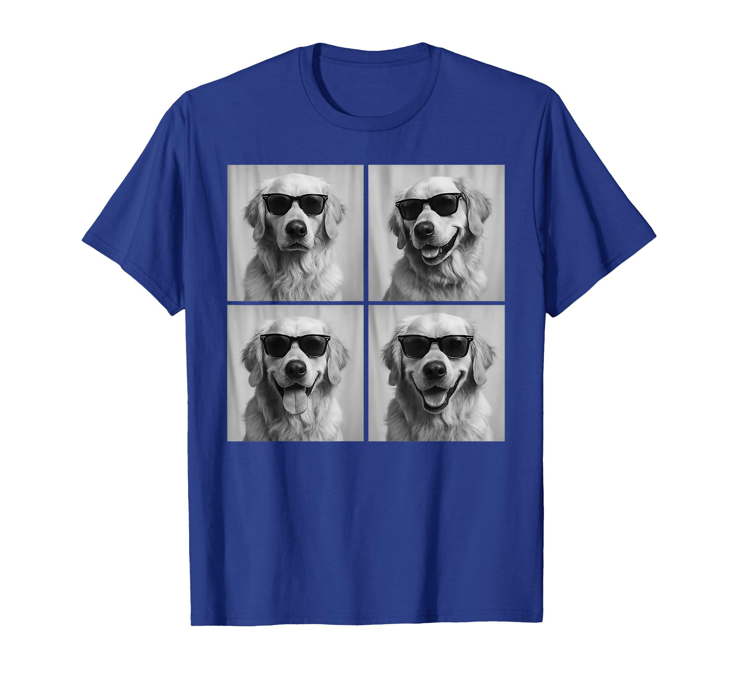 Funny Golden Retriever Lover Cute Golden Dog Photo Booth T-Shirt