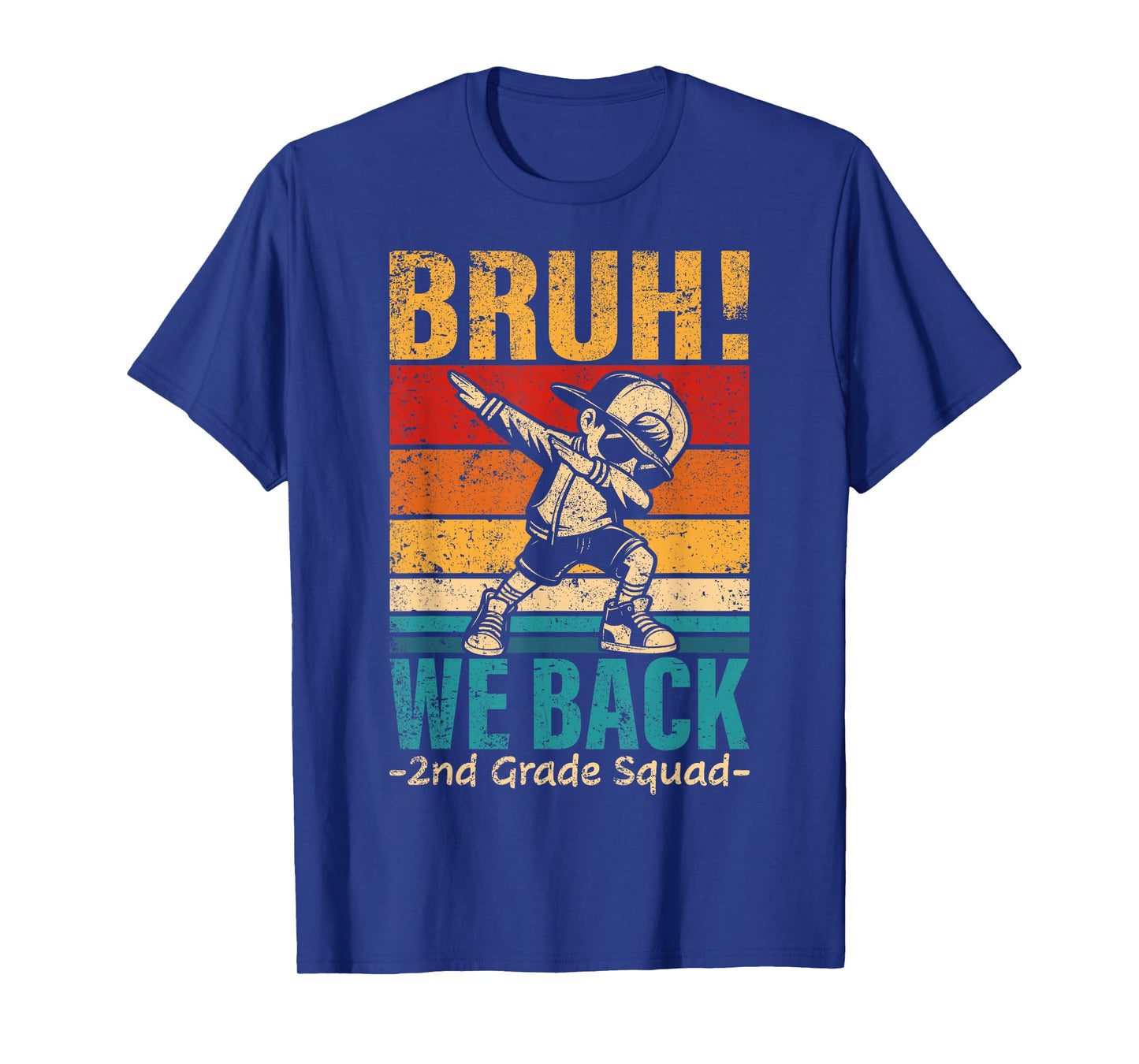 Second Grade Dabbing Boy Bruh We Back 2nd Grade Squad T-Shirt