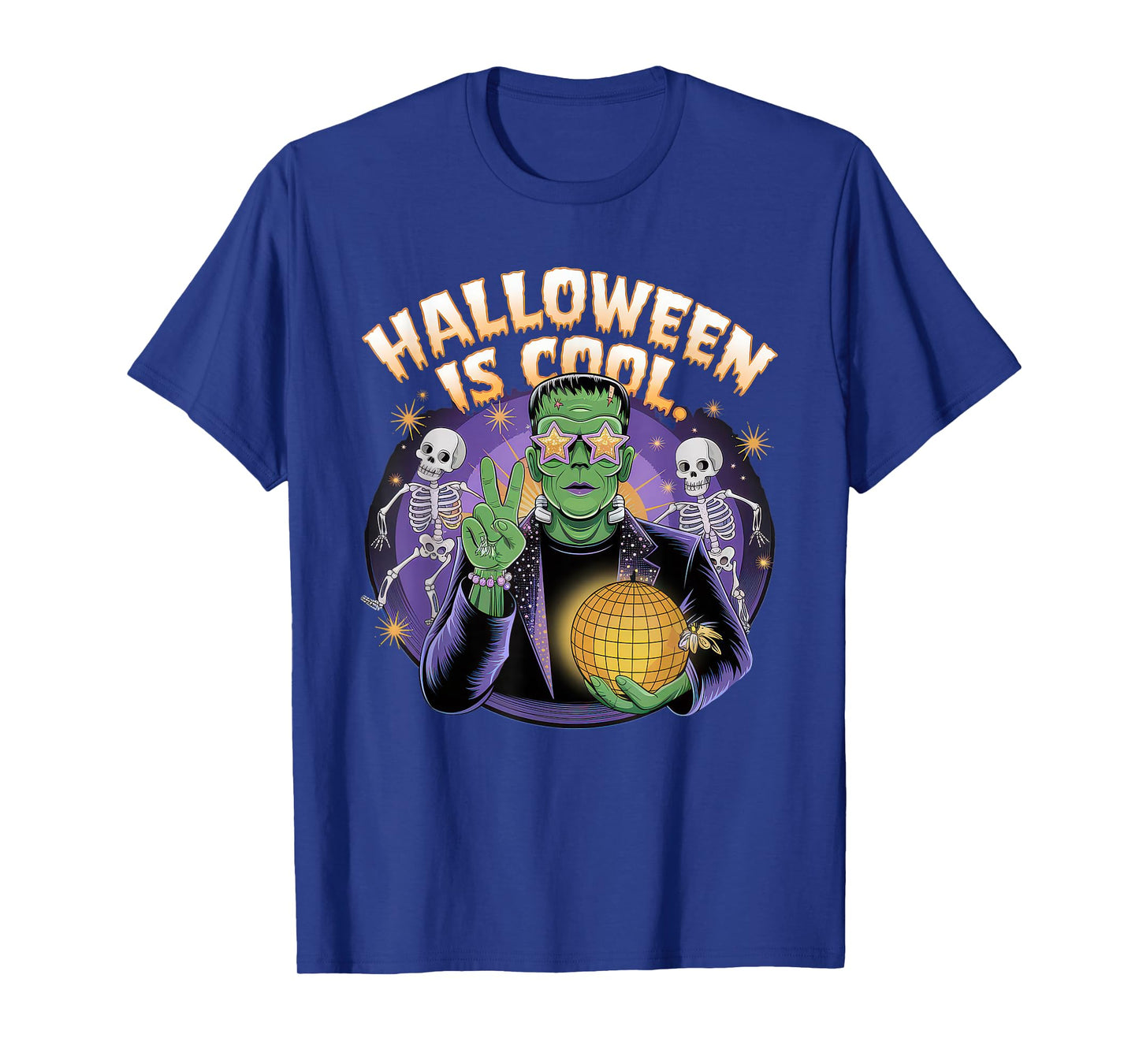 Halloween is Cool Tshirt Women Men Frankenstein Monster T-Shirt