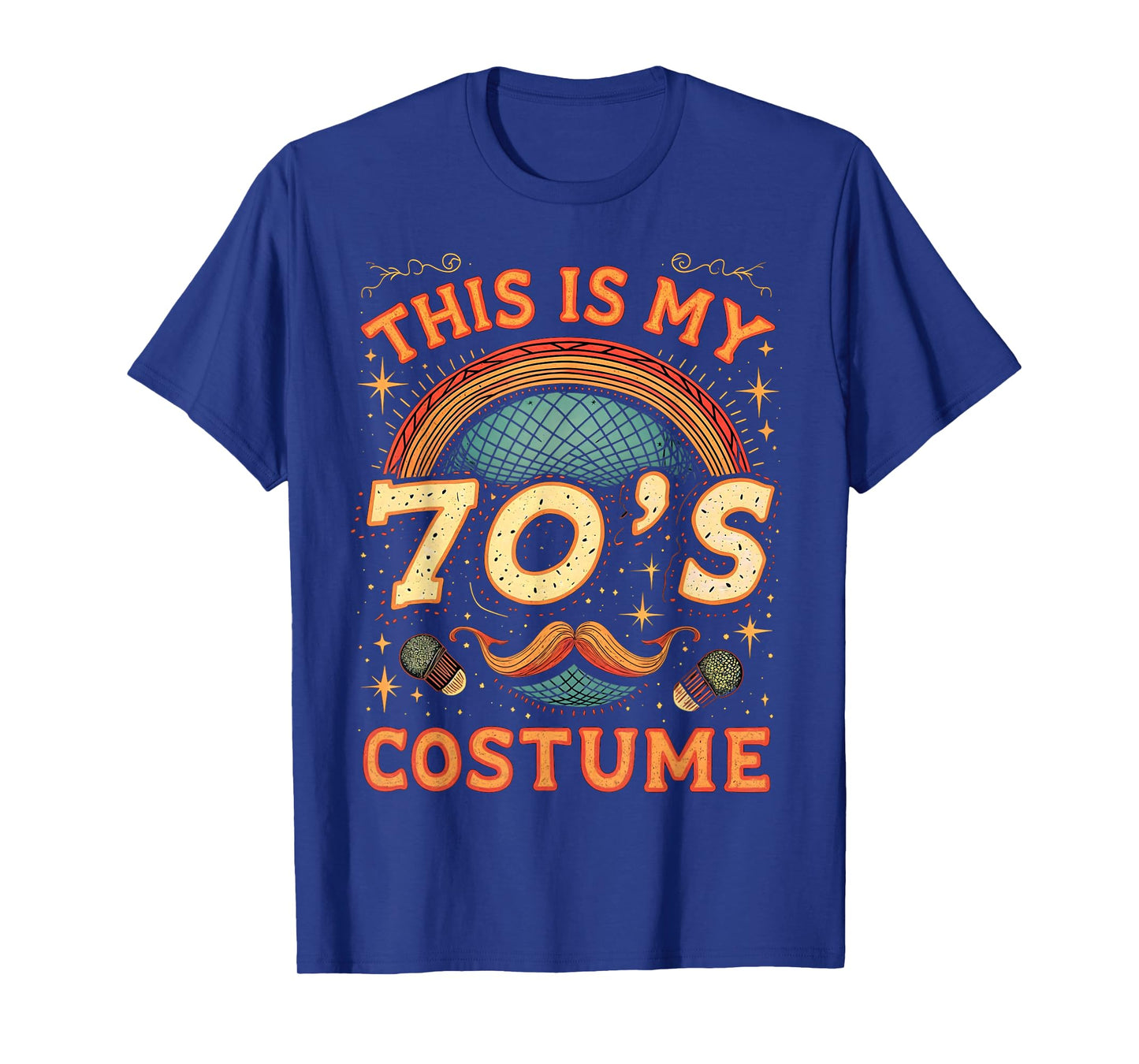 This Is My 70s Costume 70 Styles Men 70's Disco 1970s Outfit T-Shirt