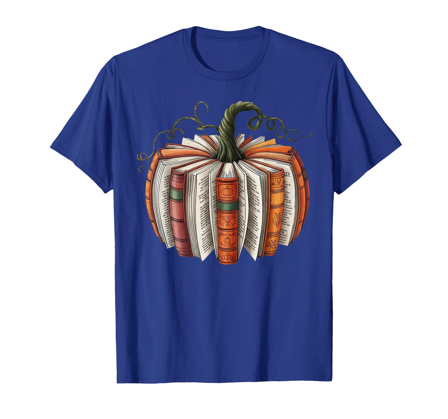 Fall Book Pumpkin Halloween T-Shirt