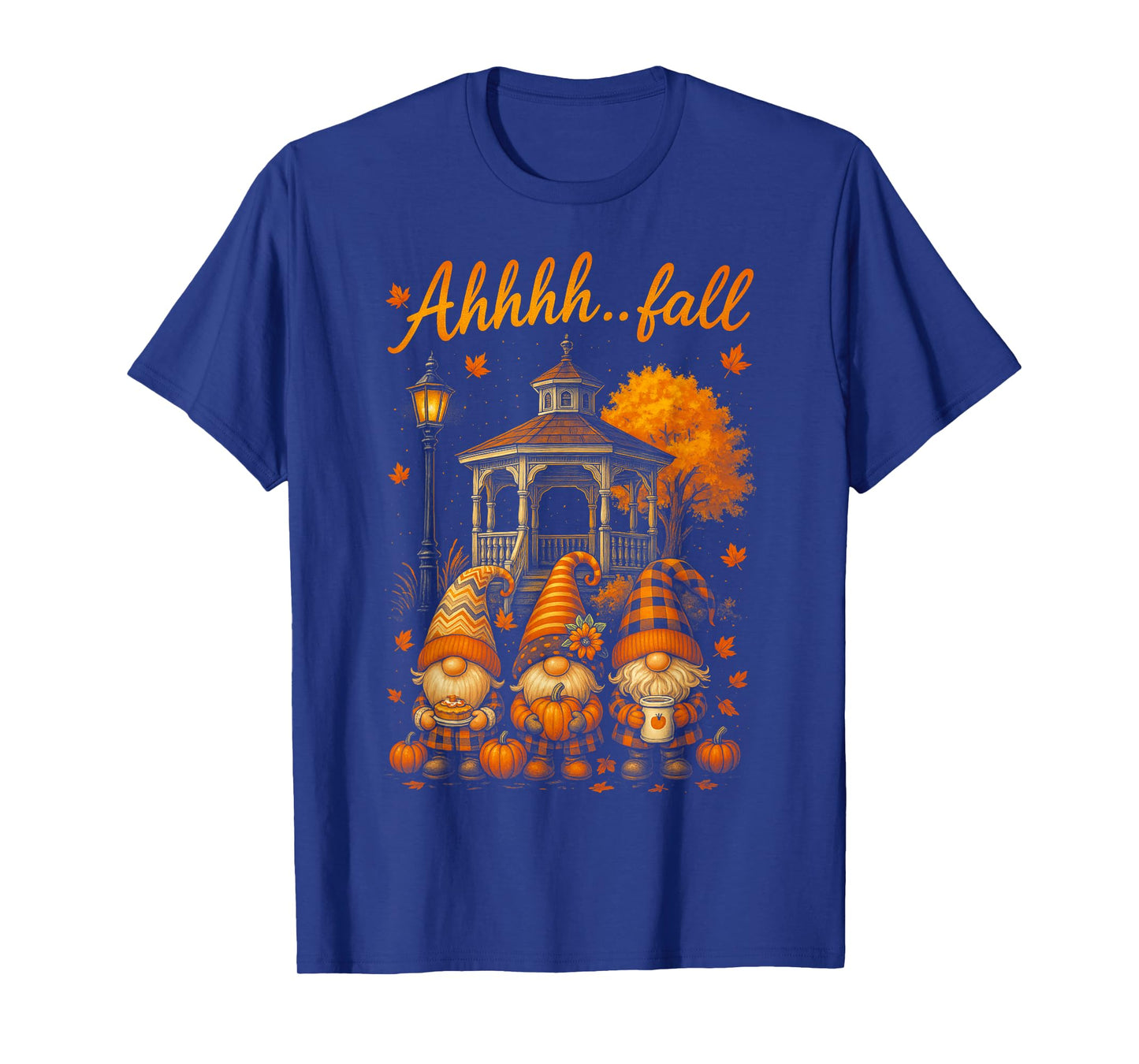 HUGvyn Ahhhh...Fall Season Pumpkin Gnome Autumn Thanksgiving T-Shirt