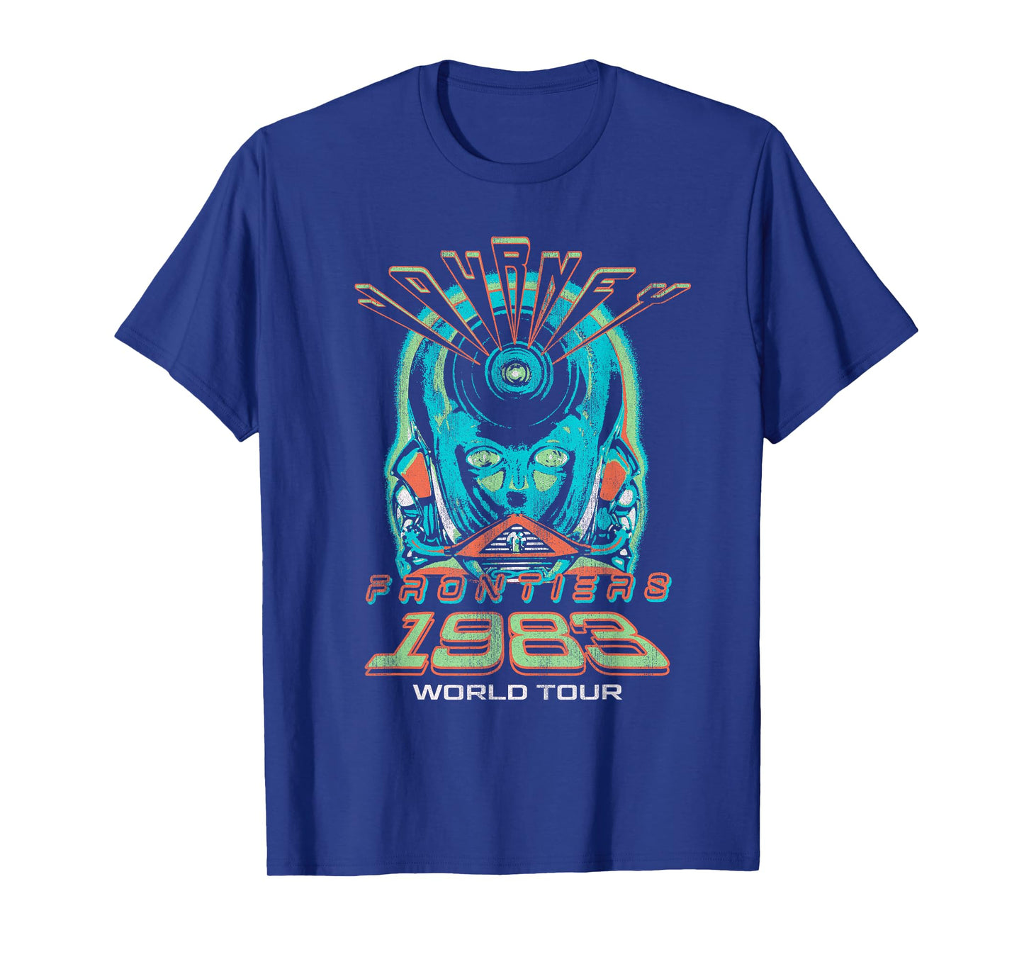 Journey Front and Back Frontiers 1983 Tour Vintage Band T-Shirt