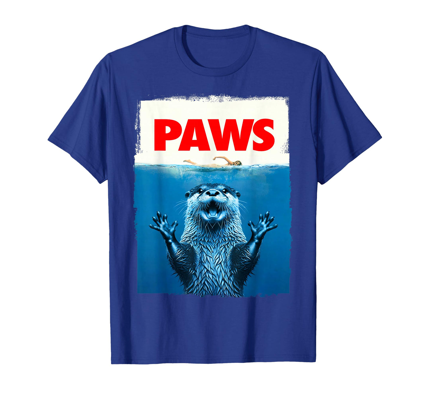 Paws Otter Funny Otter Lover Gifts For Men Women Kid Teen T-Shirt