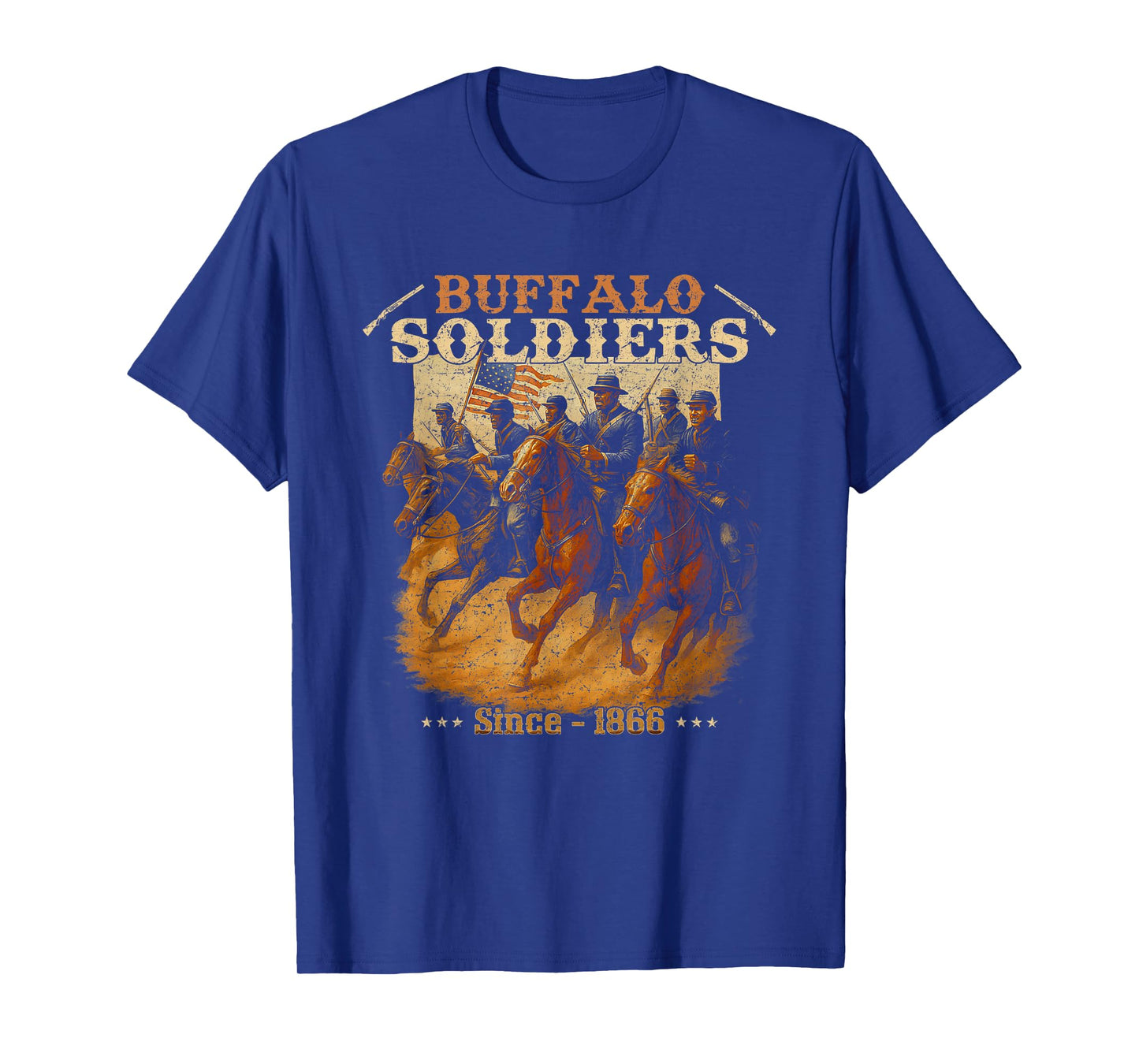 Buffalo Soldiers African American Buffalo Black Culture T-Shirt