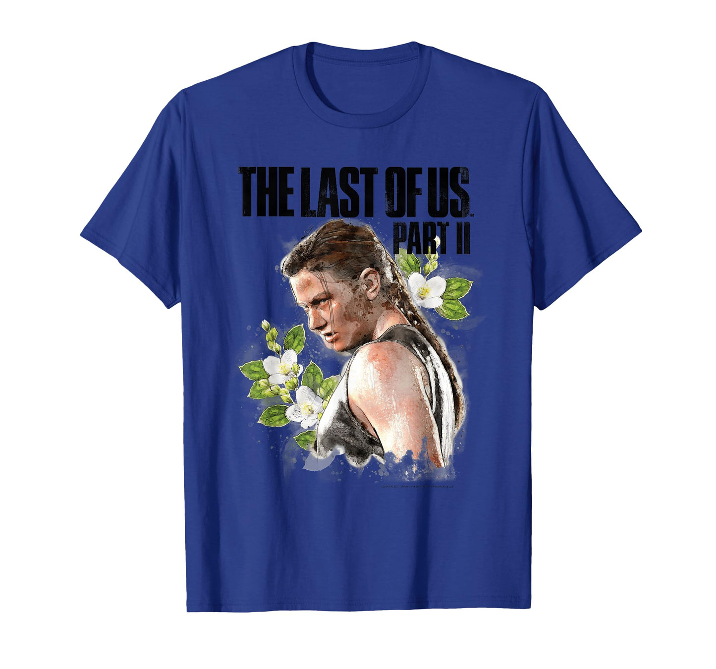 The Last of Us Abby Surrounded By Flowers T-Shirt