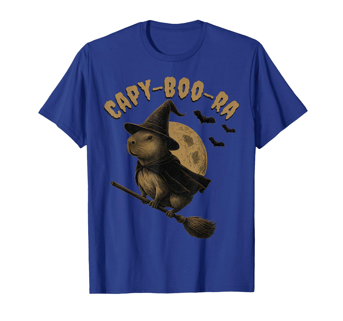 Capyboora Capy-Boo-Ra Capybara Ghost Sheet Halloween T-Shirt
