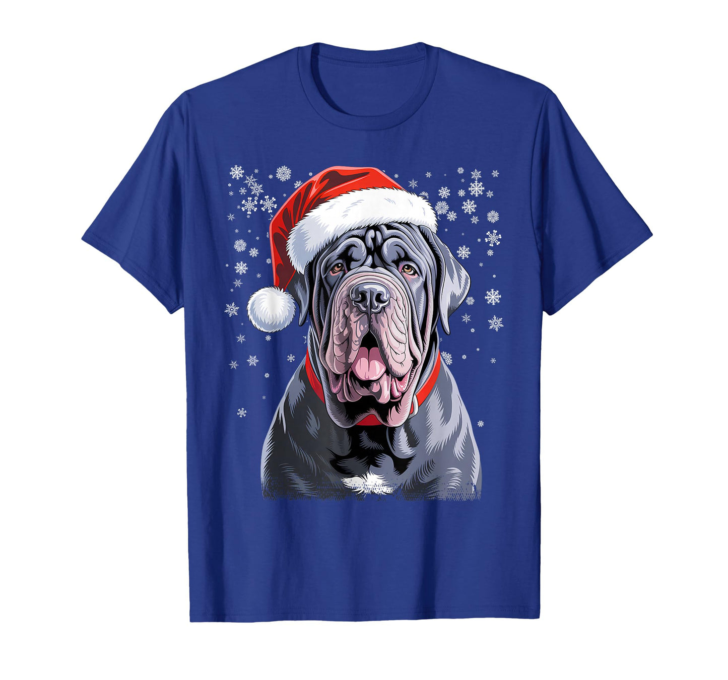 Funny German Boxer Santa Christmas Dogs T-Shirt
