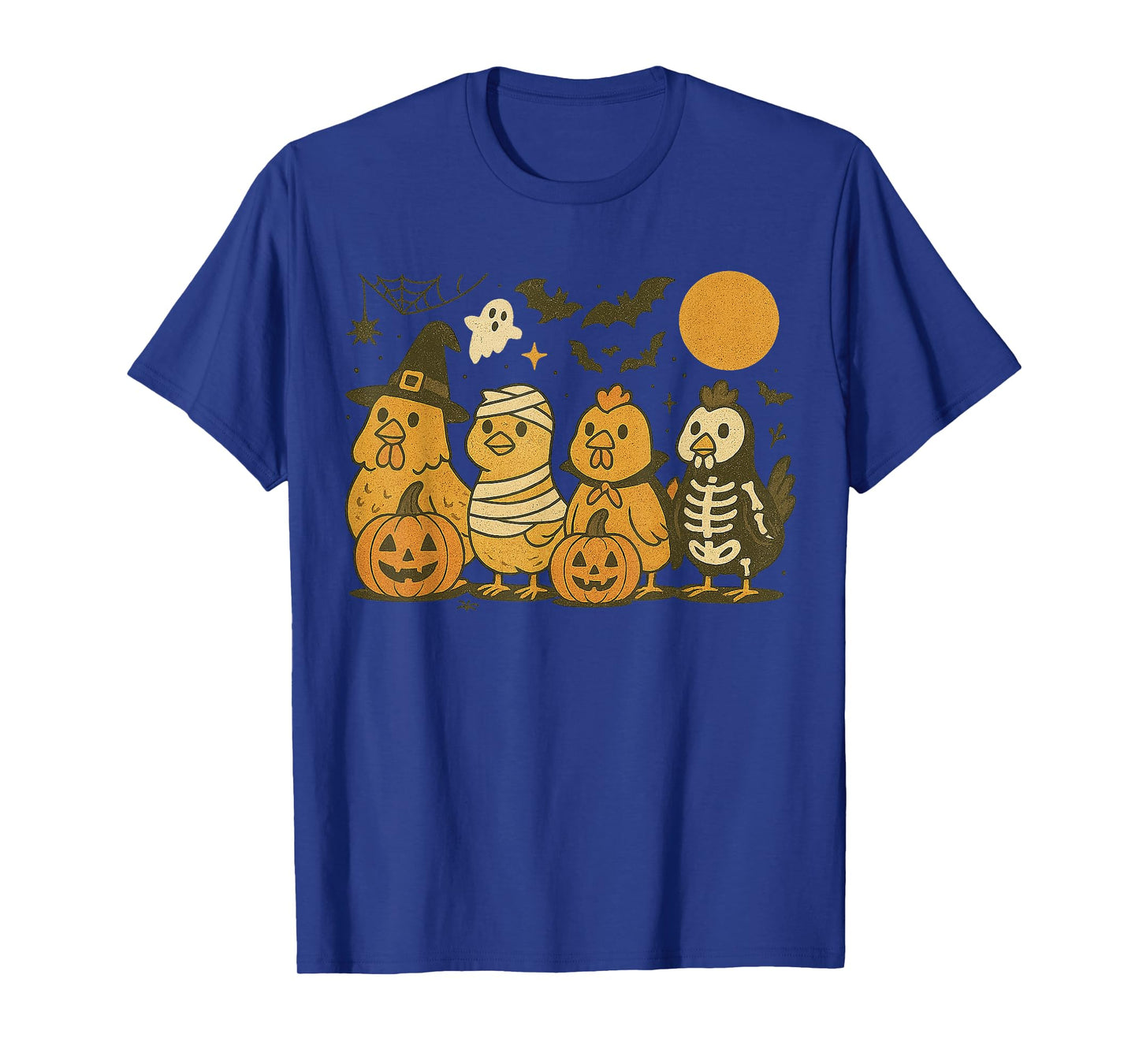 Halloween Chicken Costumes Ghost Witch Mummy Gifts Men Women T-Shirt