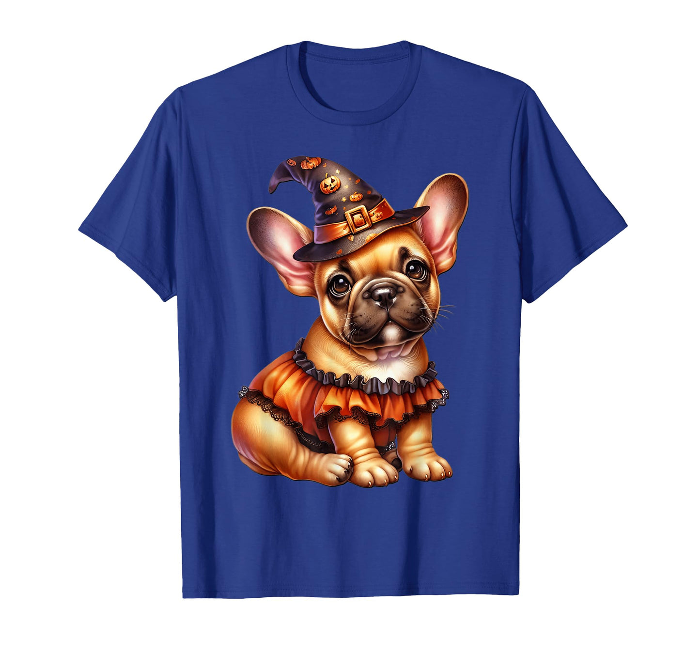 Halloween Frenchie Puppy Graphic for French Bulldog Mom T-Shirt