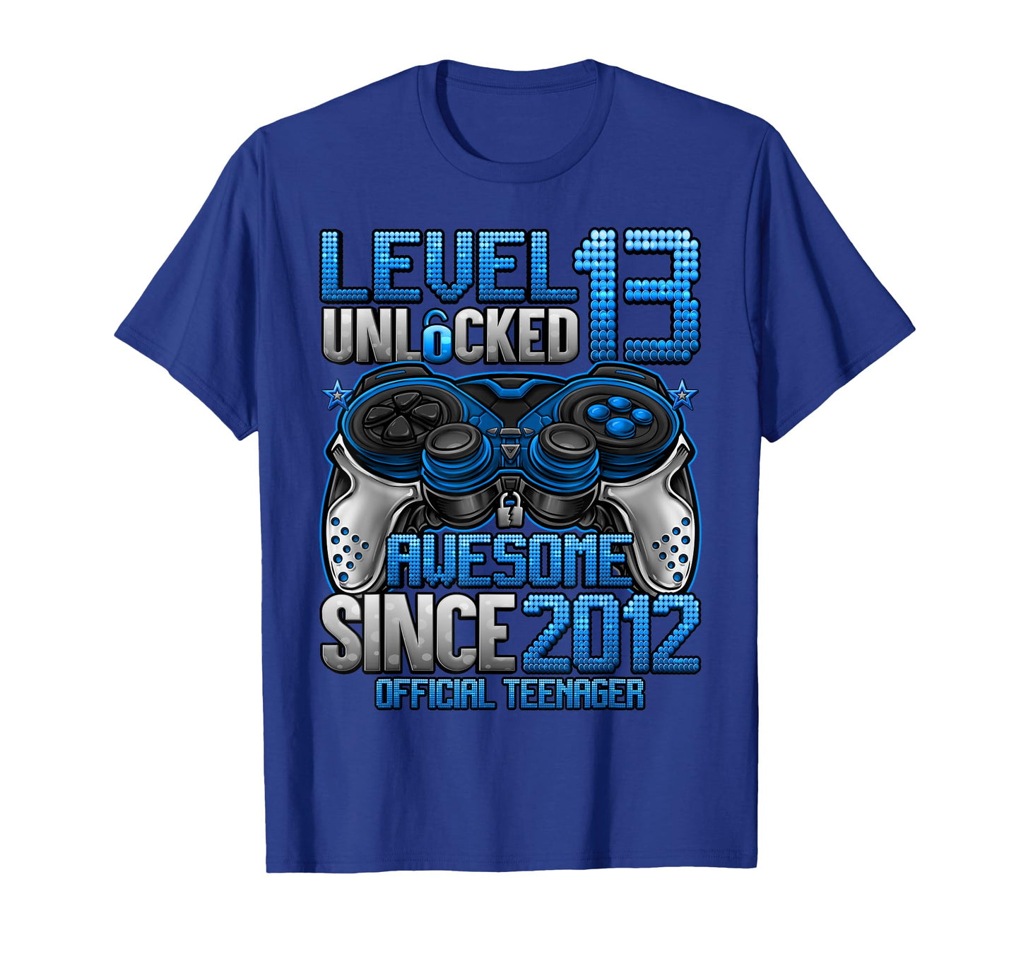 Official Teenager Level 13 Unlocked Gifts 13th Birthday Boy T-Shirt