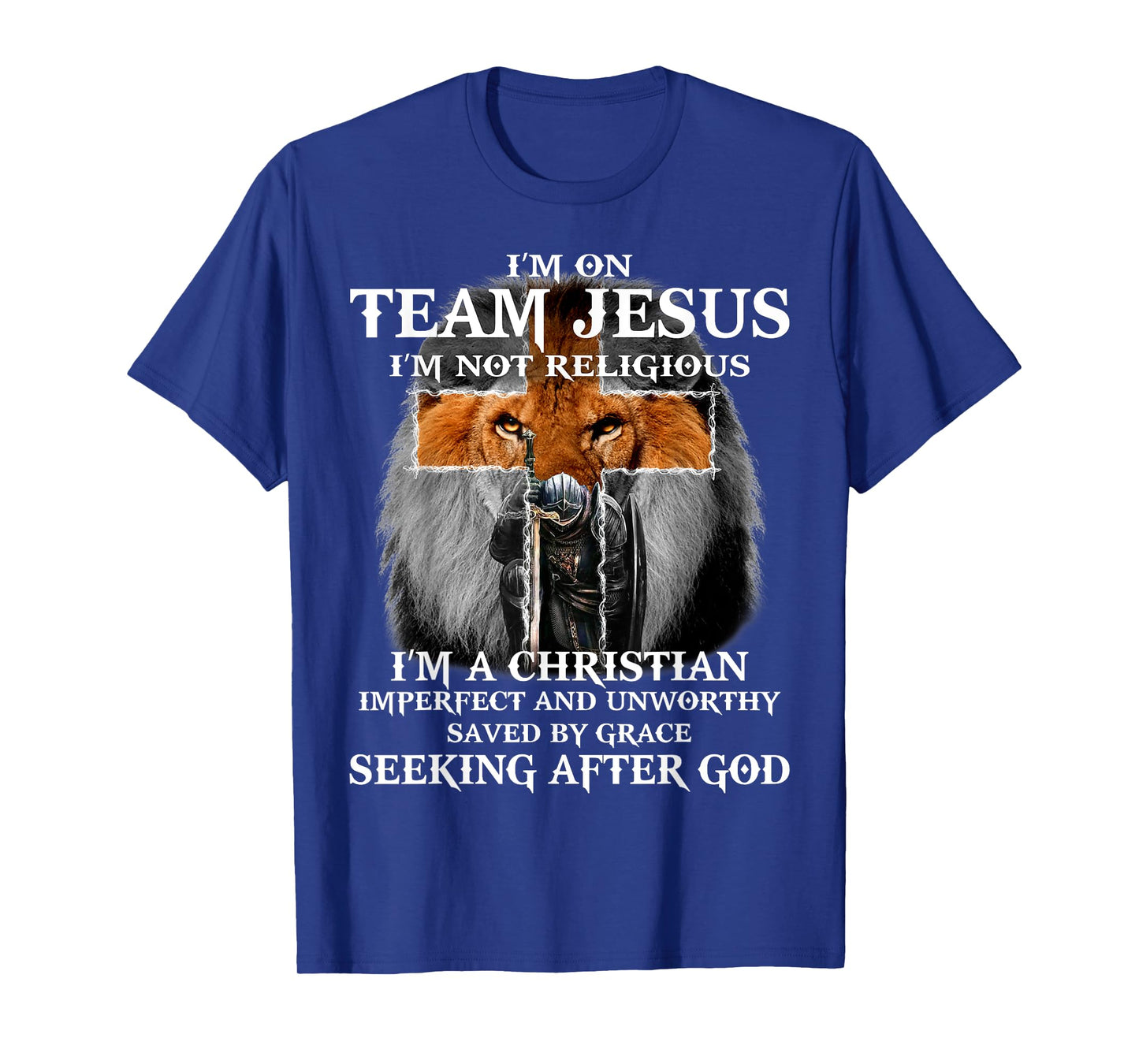 Knight templar I’m On Team Jesus I’m Not Religious T-Shirt