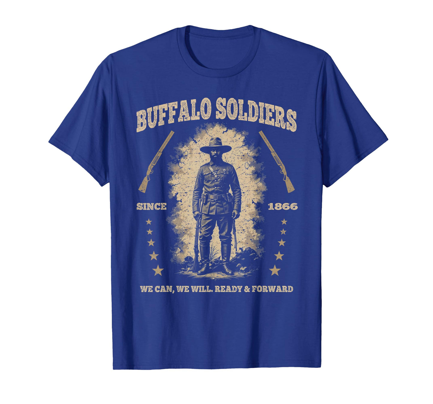 Buffalo Soldiers, African American Buffalo Black Culture USA T-Shirt