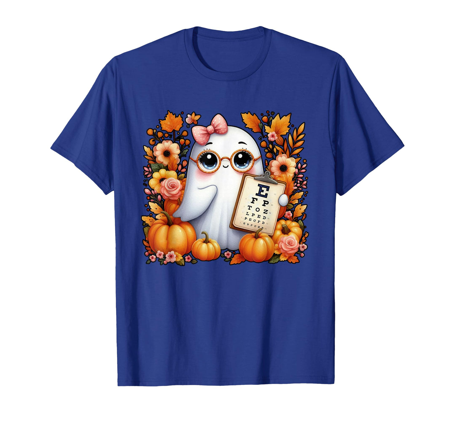 Halloween Vibes Optometrist Boo Ghost Optician Optometry T-Shirt