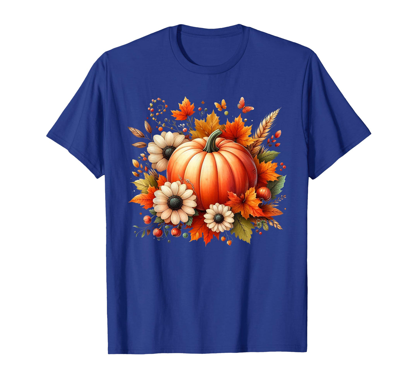 Pumpkin Garphic Fall Autumn Thanksgiving Vintage Pumpkin T-Shirt