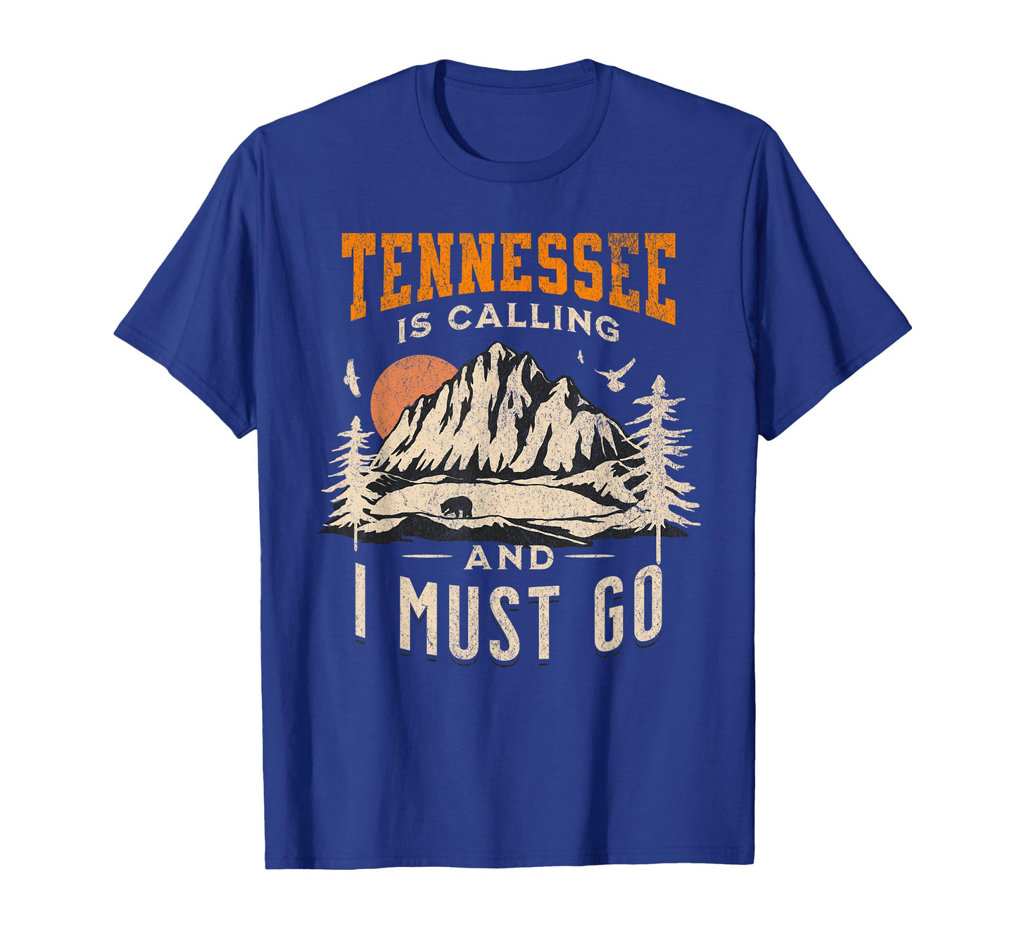 Vintage Tennessee Is Calling And I Must Go, Distressed Print T-Shirt