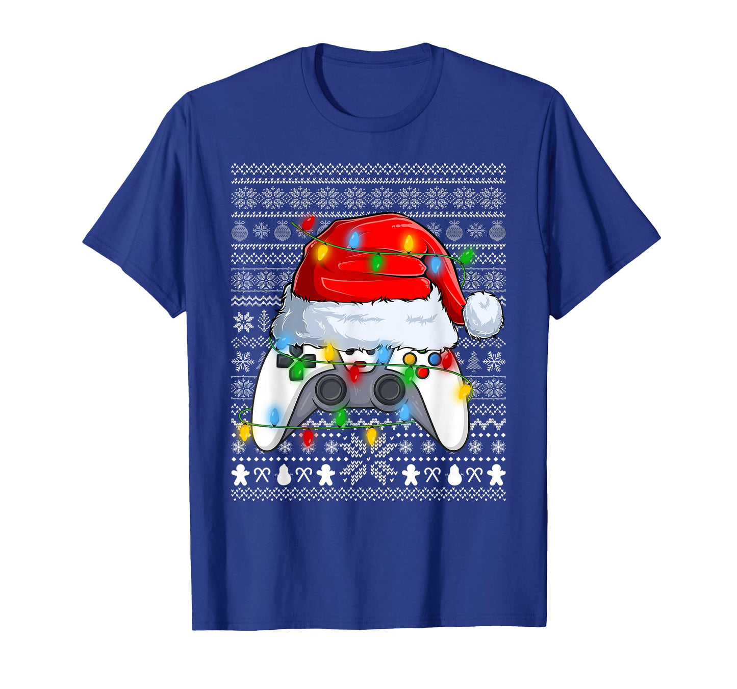 Ugly Christmas Sweaters Video Game Controller Xmas Gamer T-Shirt