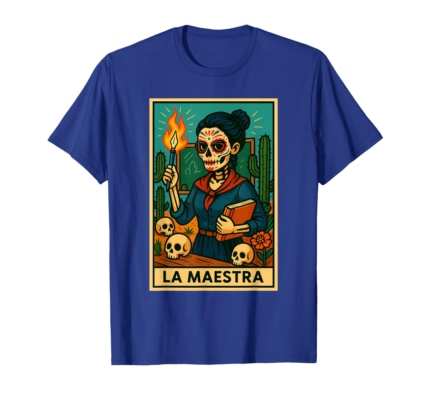La Maestra | Spanish-Mexican Bingo Card Funny Gifts T-Shirt