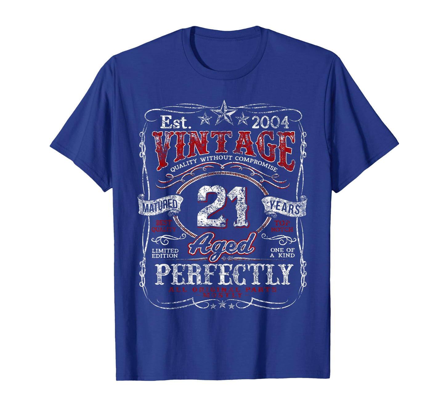 Vintage 2004 Limited Edition Shirt 21 year old 21st Birthday T-Shirt