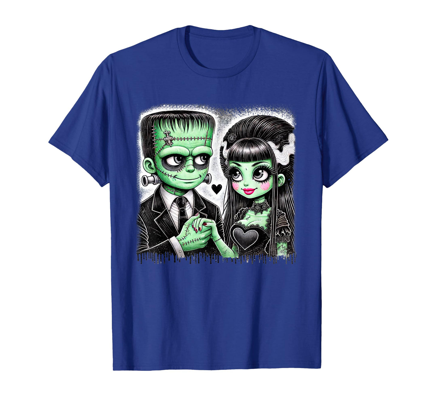 halloween lovers frankenstein skeleton for men women family T-Shirt