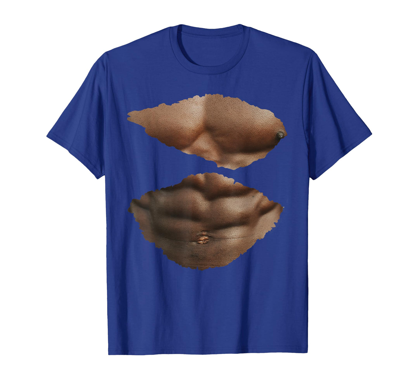 Mens Fakes Ab Muscles funny halloween muscle costume Gift T-Shirt