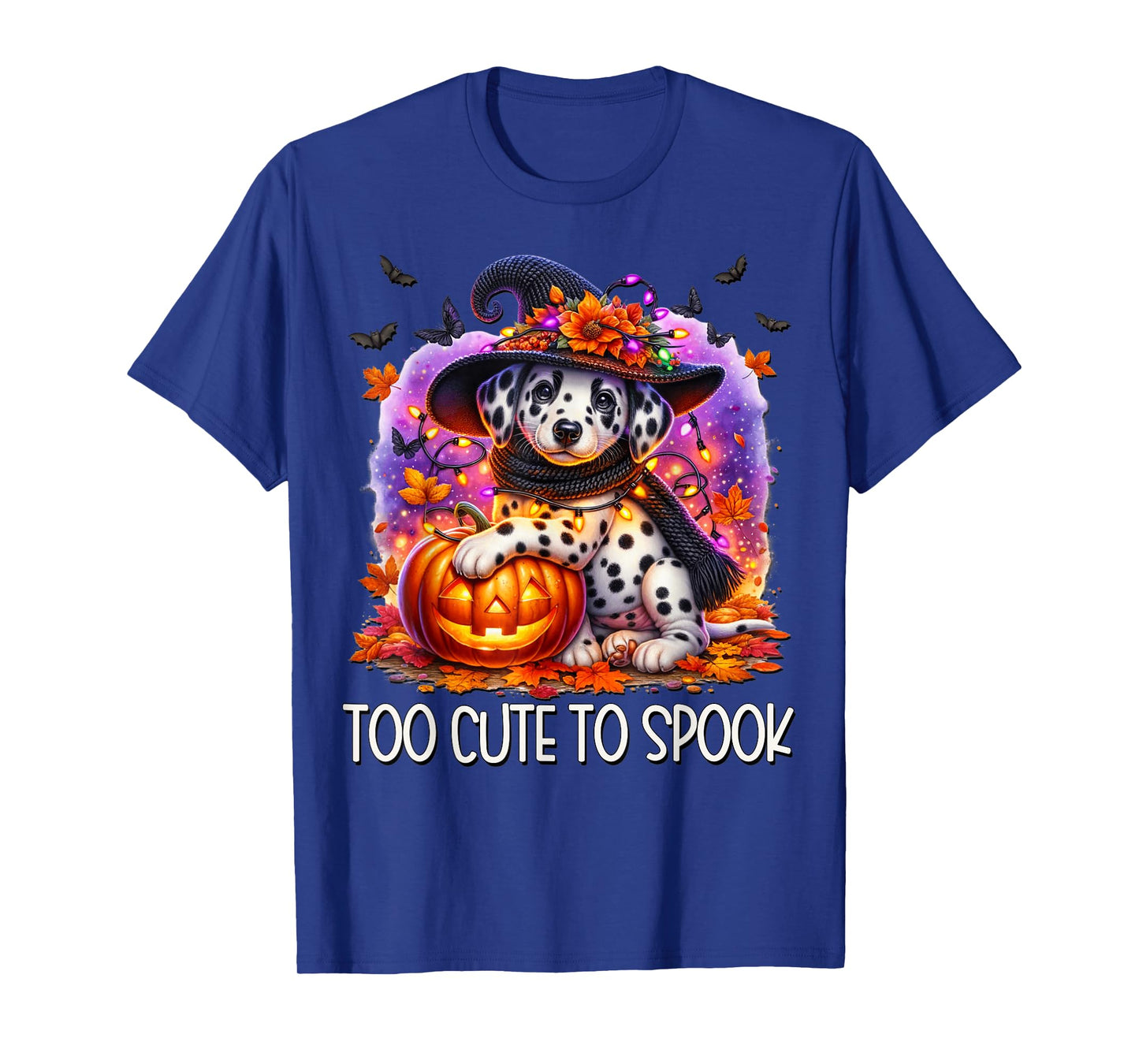 Halloween Dalmatian Puppy is Too Cute to Spook for Dog Lover T-Shirt